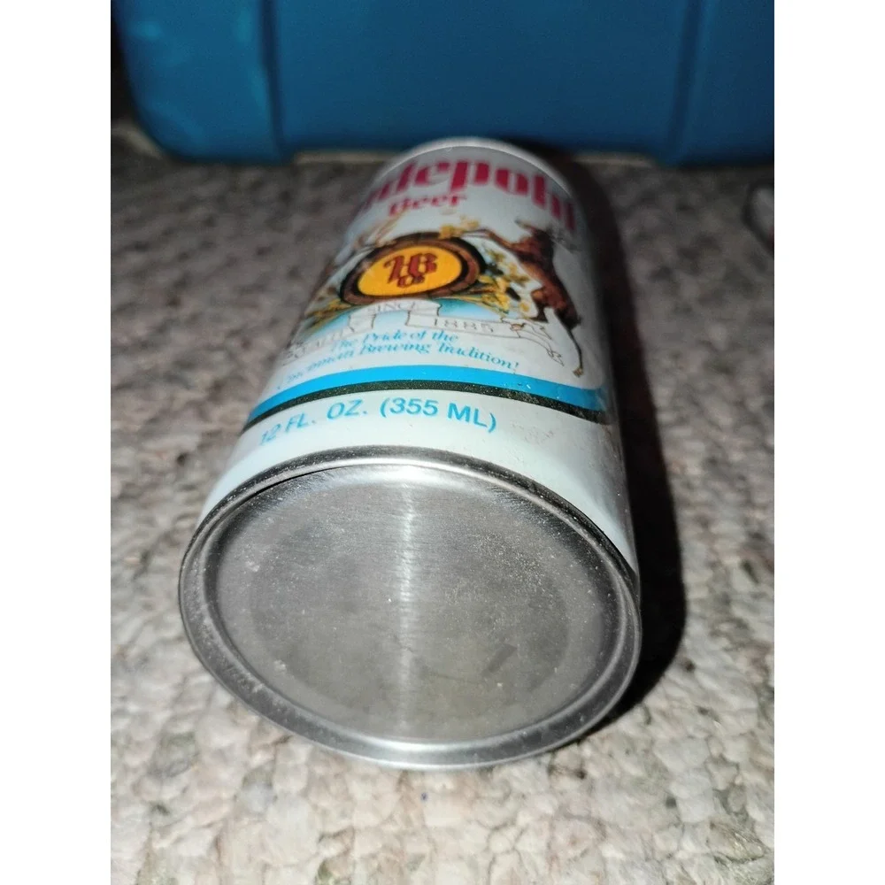 HUDEPOHL LABEL BEER 12 OZ STEEL CAN EMPTY  Pull Tab Ohio
